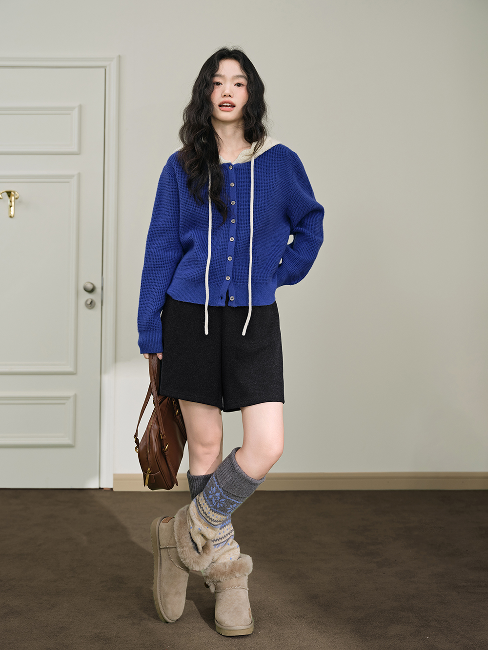 Hooded Cardigan Sweater