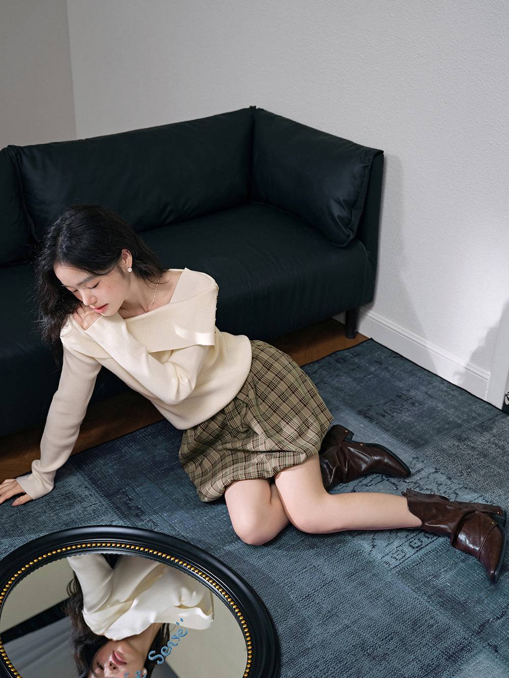 Long-Sleeve Knit Top