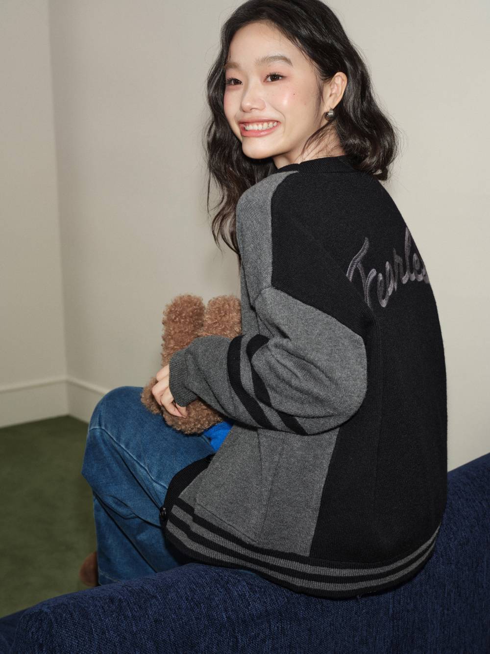 Colourblock Cardigan