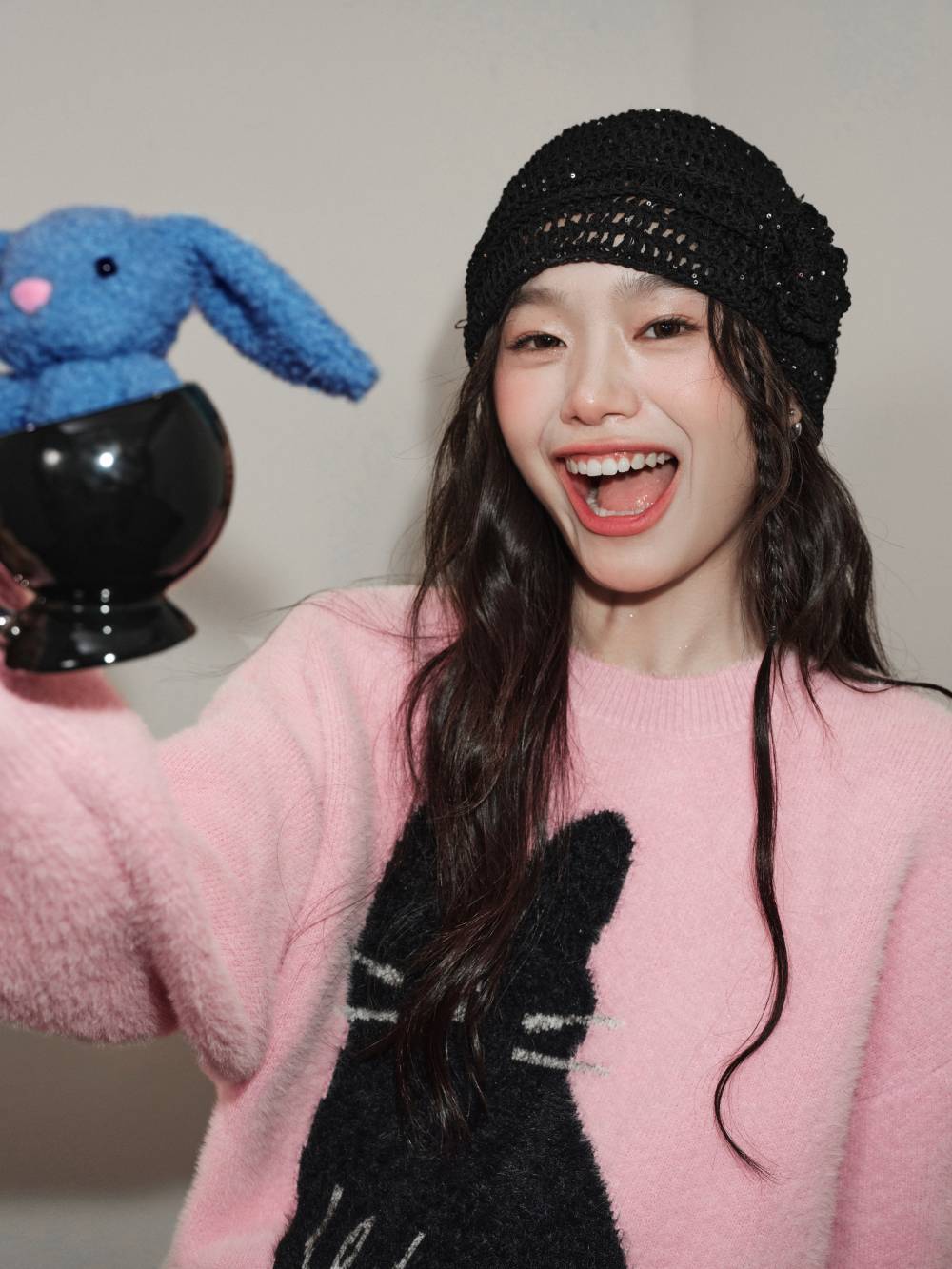 Rabbit Graphic Sweater