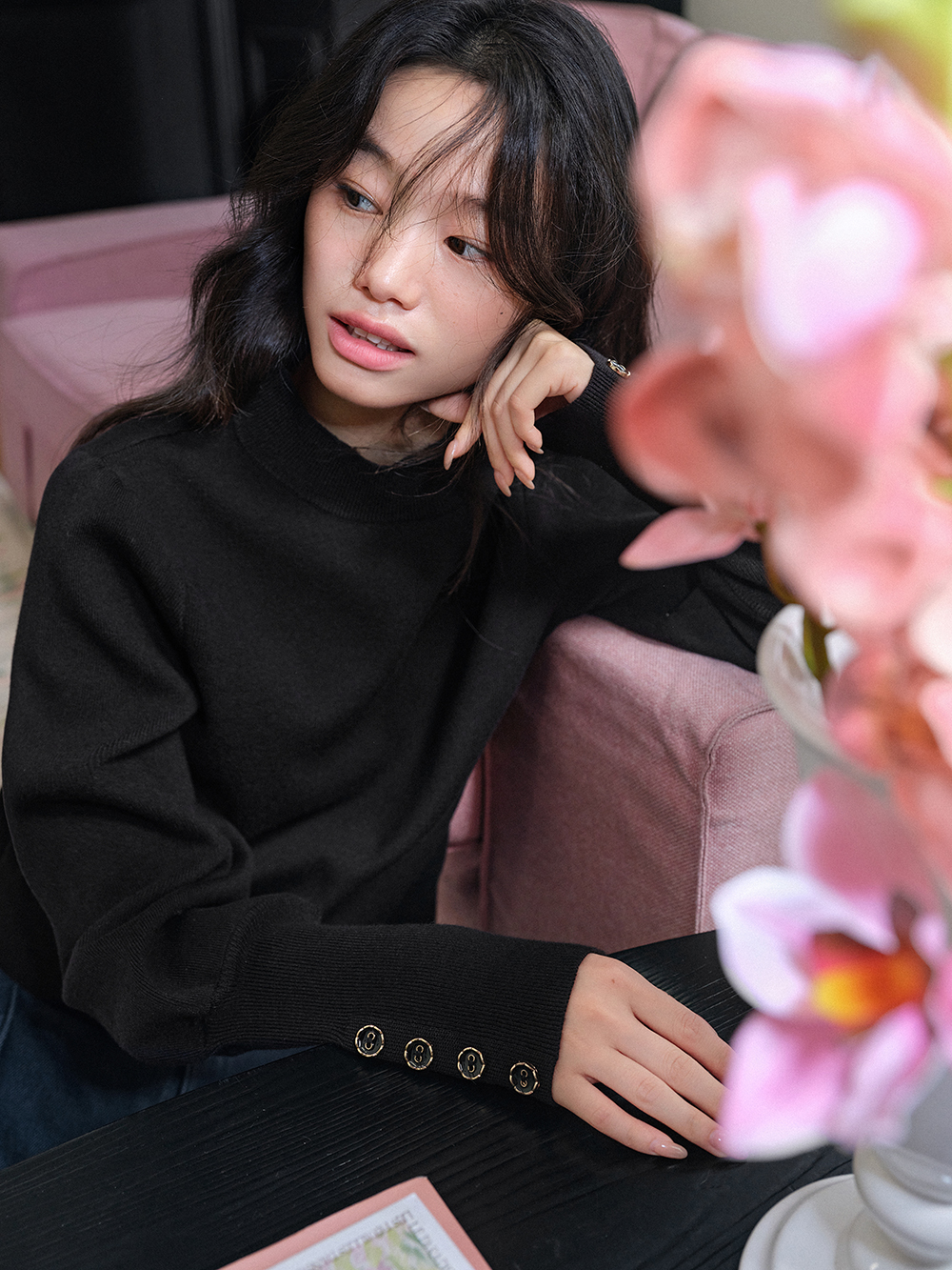 Long Sleeve Knit Top