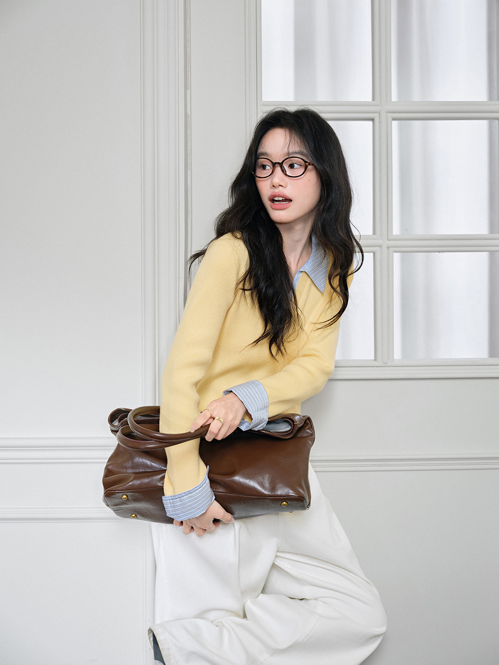 Layered Look Sweater