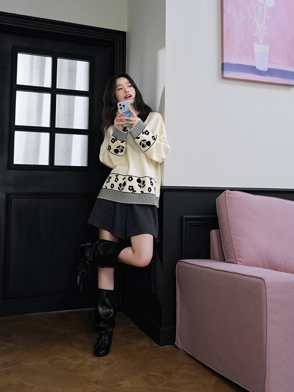 Elastic-Waist Shorts