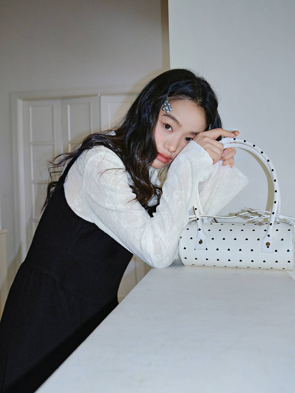 Cami Dress and Lace Top