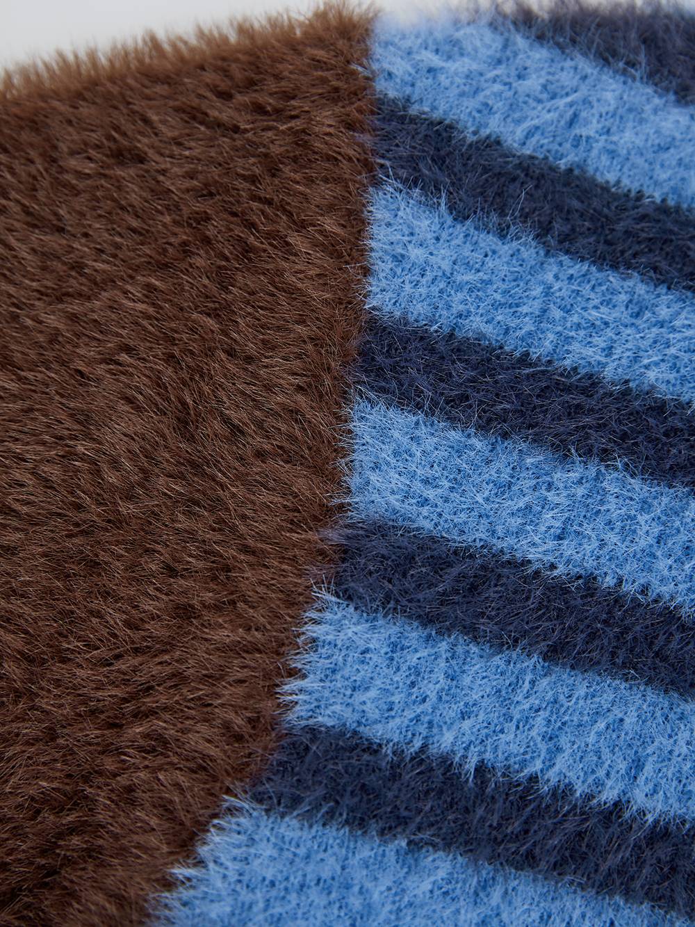 Fuzzy Striped Sweater