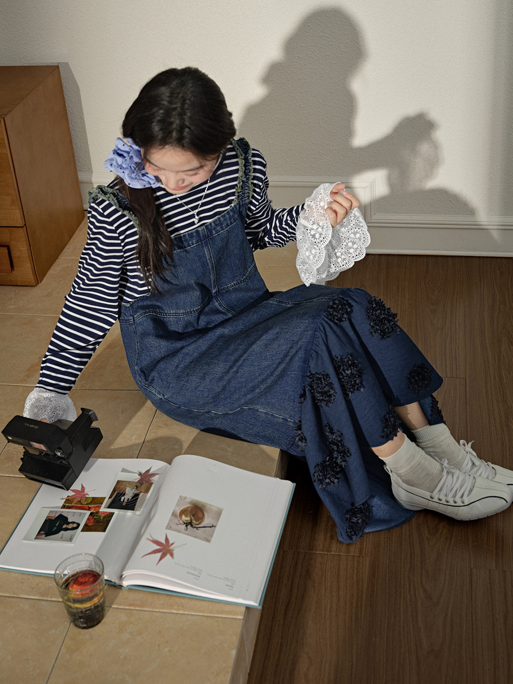 Denim Pinafore Dress