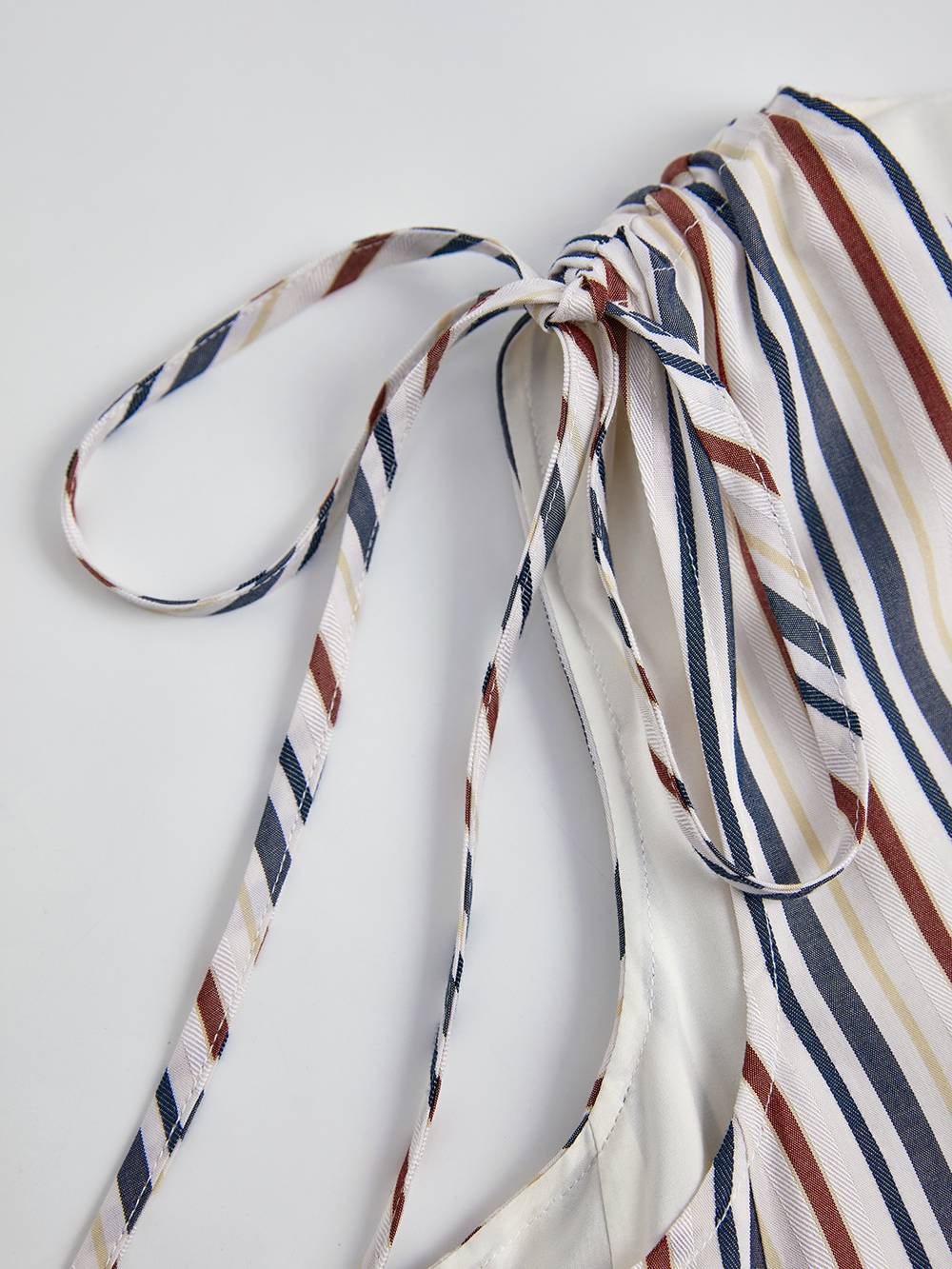 Belted Striped Dress