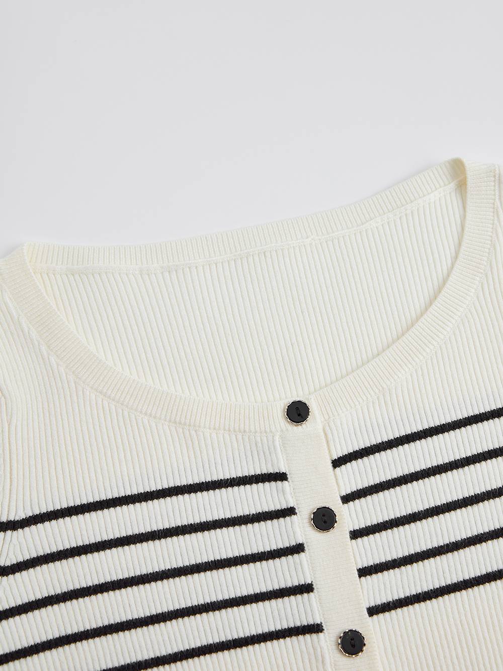 Striped Cardigan and Dress