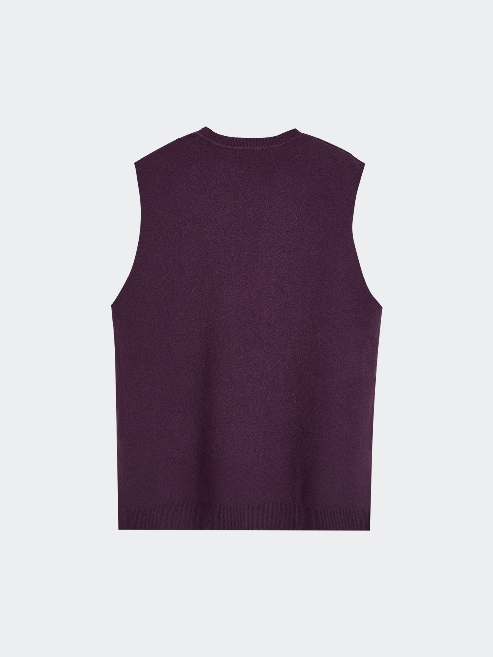 Petal Collar Shirt and Knit Vest