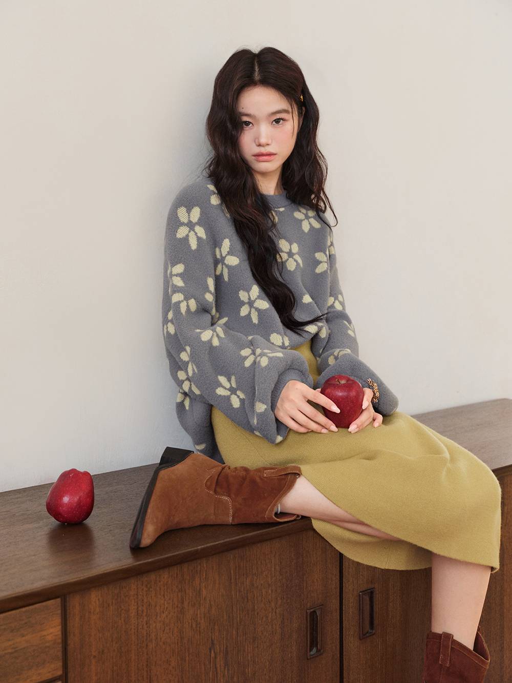 Floral Relaxed Sweater