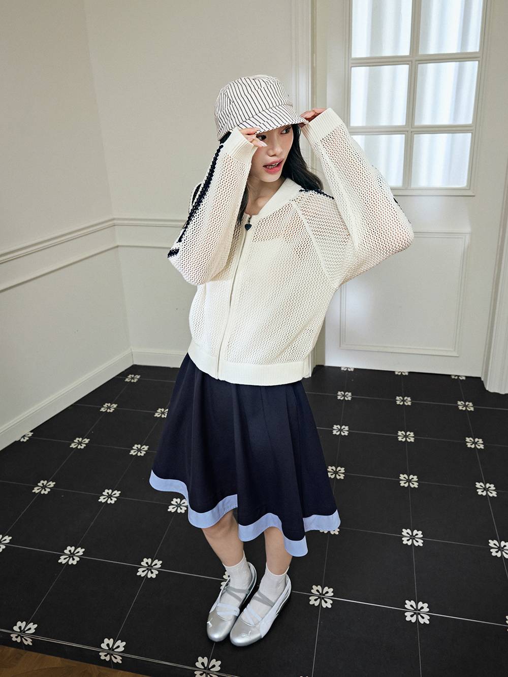 Openwork Knit Jacket