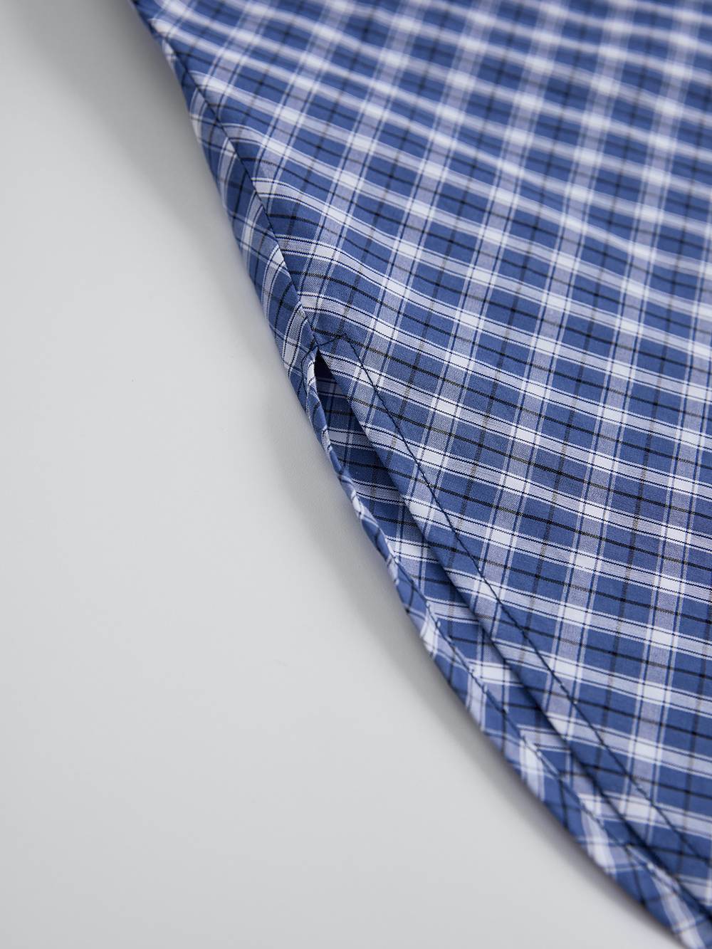 Plaid Tie Waist Blouse