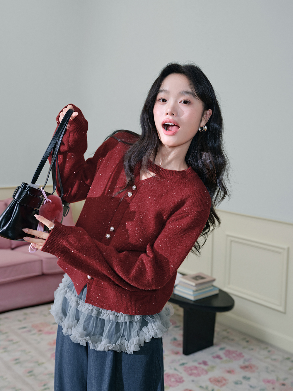 Front Cut Out Sweater