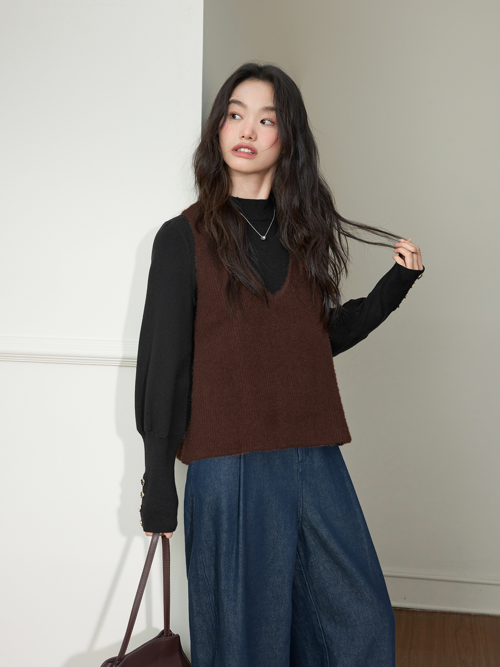 Long Sleeve Knit Top