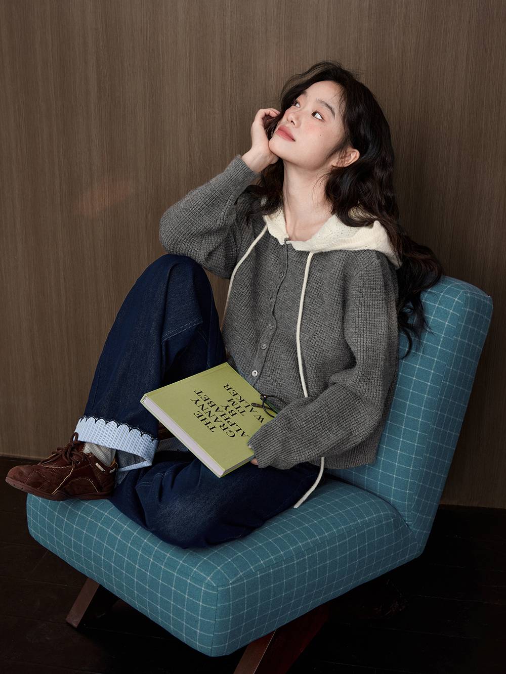 Hooded Cardigan Sweater