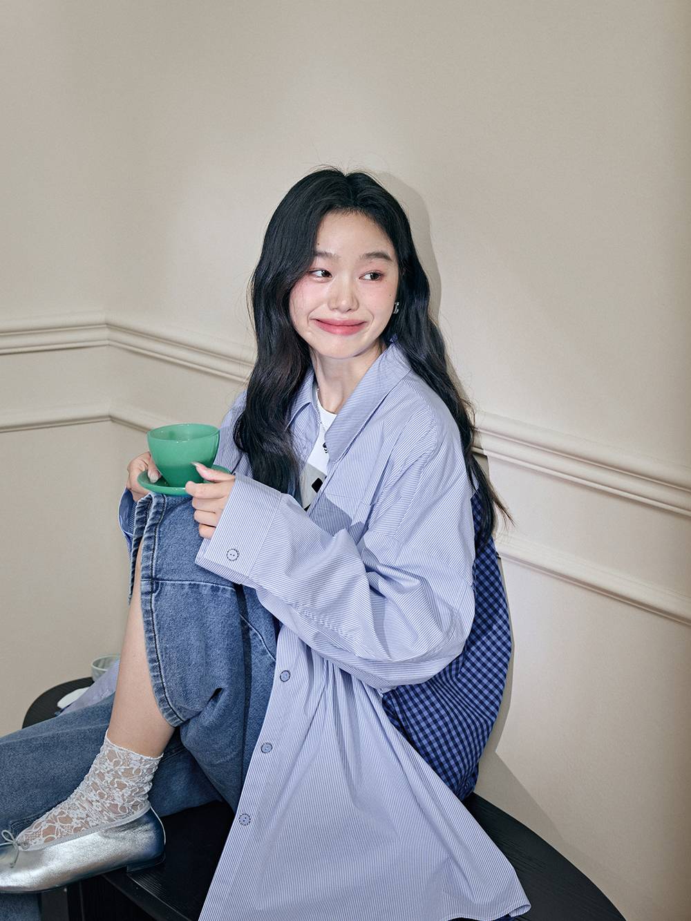 Asymmetrical Hem Blouse