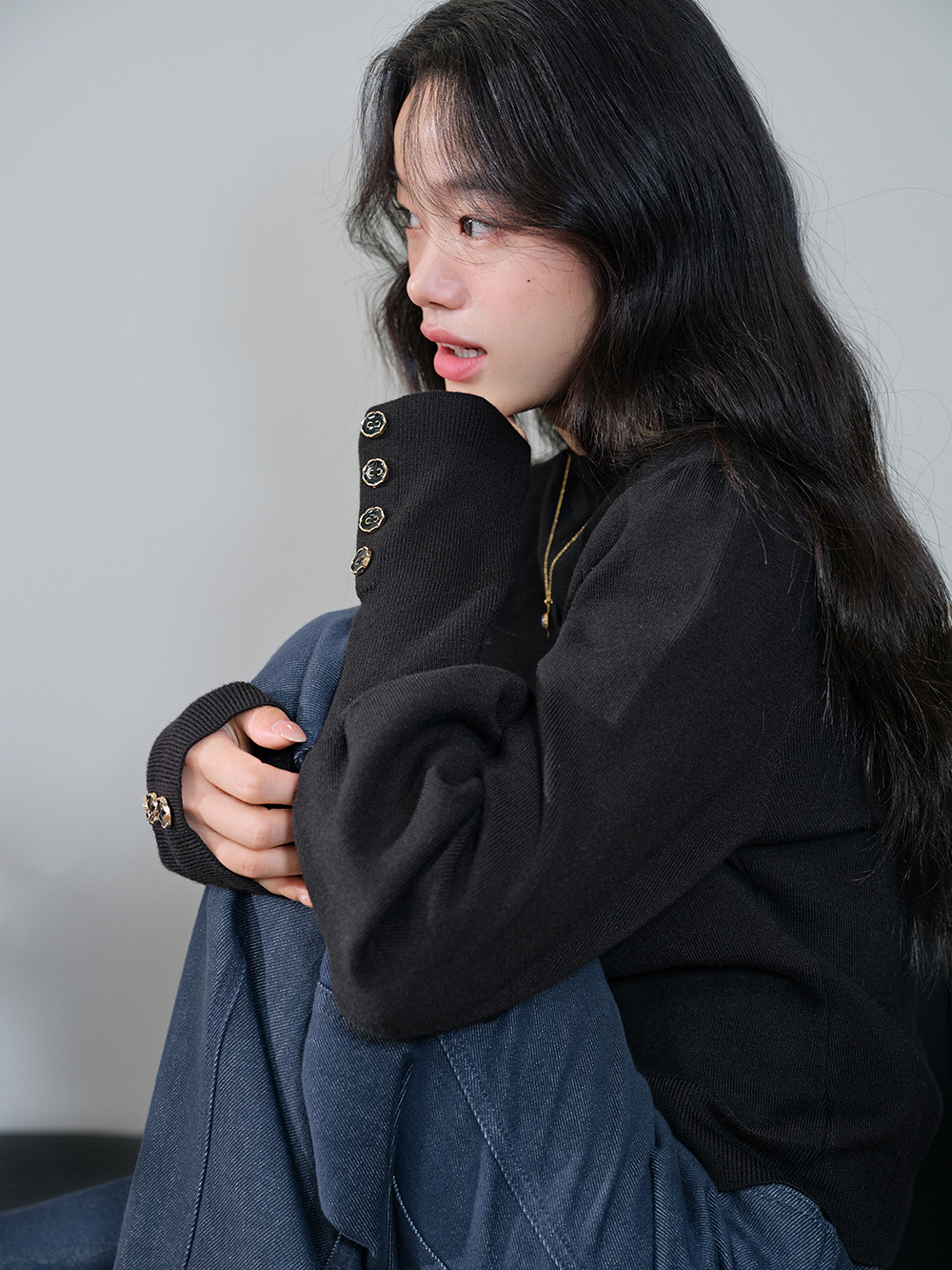 Long Sleeve Knit Top