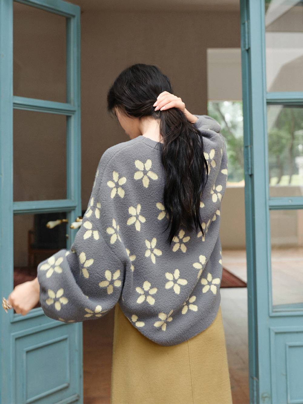 Floral Relaxed Sweater