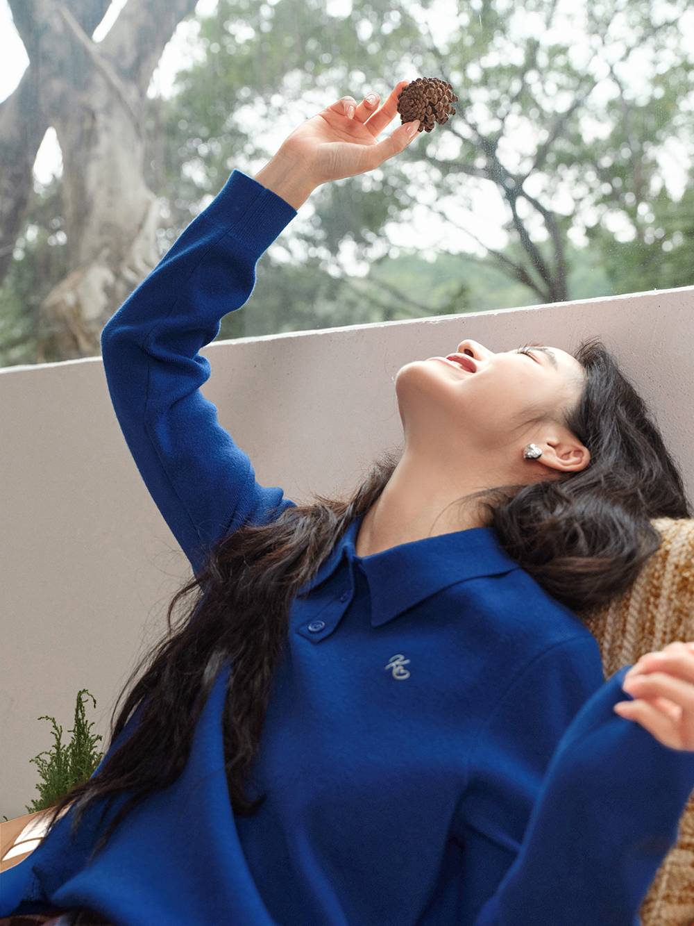 Long-Sleeve Knit Top