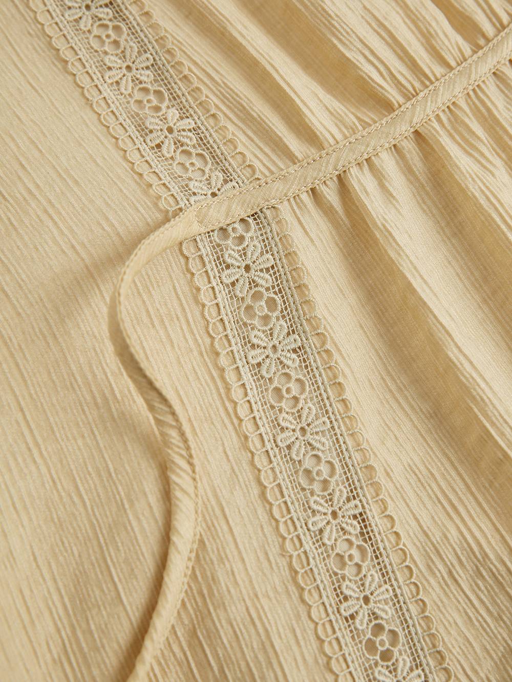 Ruffled V-Neck Dress