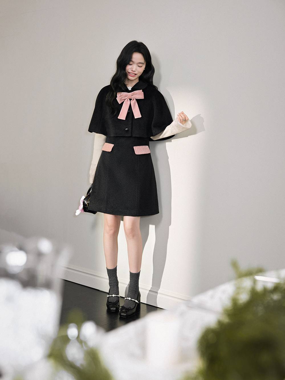 Pink Bow Cape and Dress