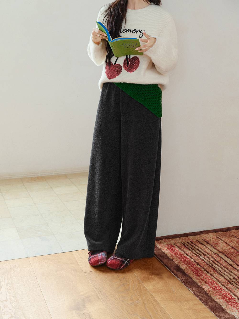 Elastic Waistband Sweatpants