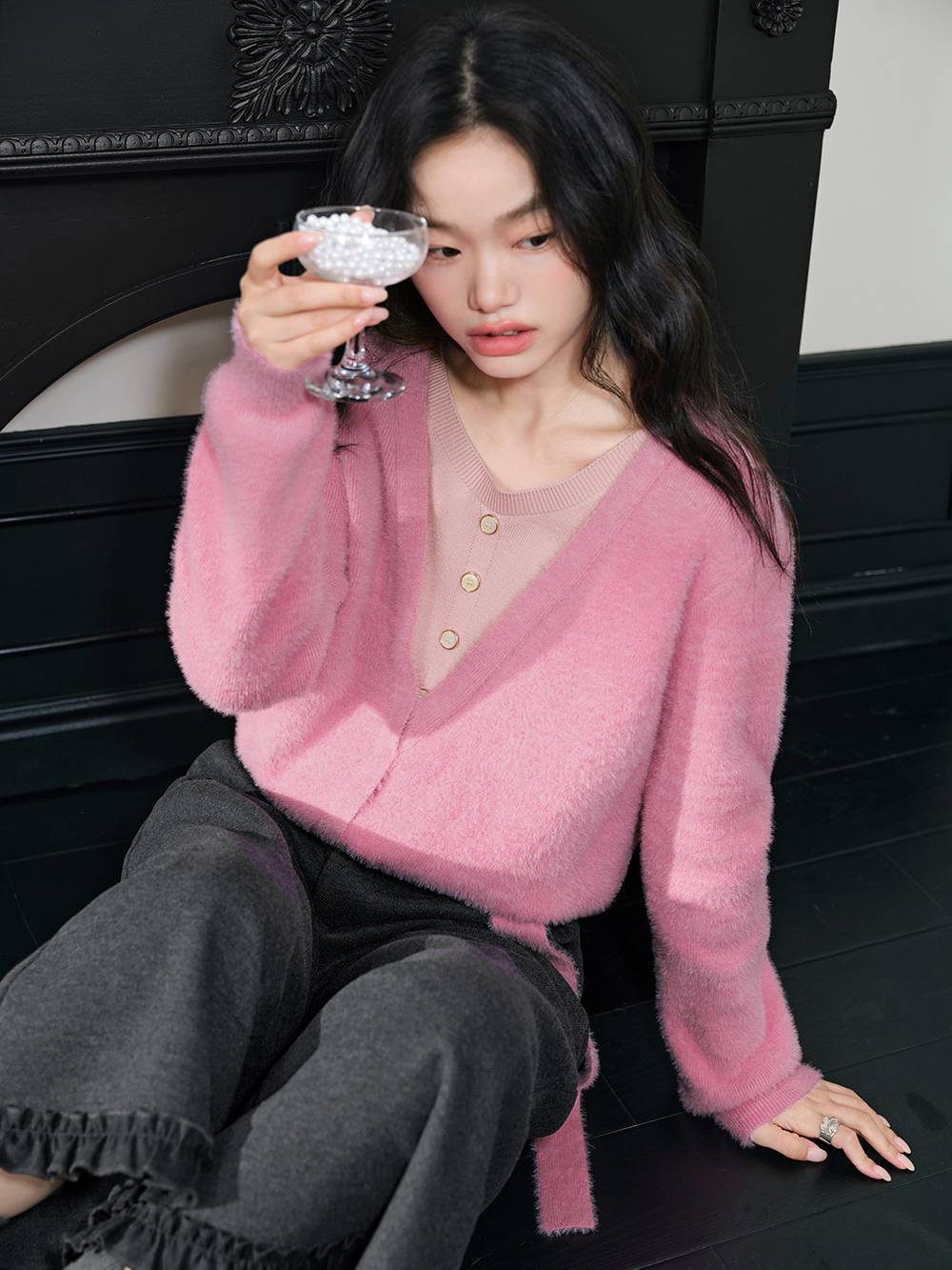 Layered Look Sweater