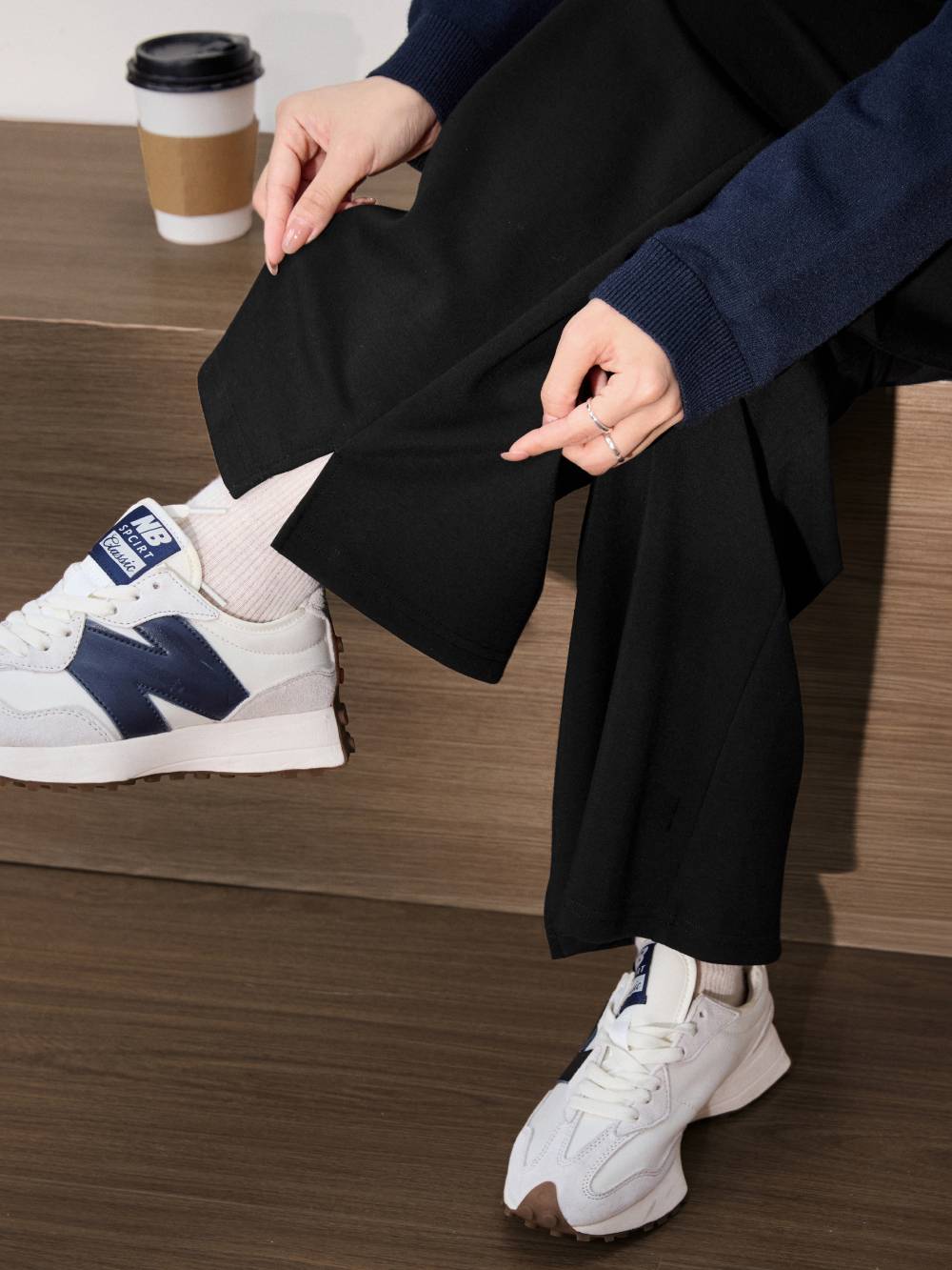 High-Waisted Flared Pants