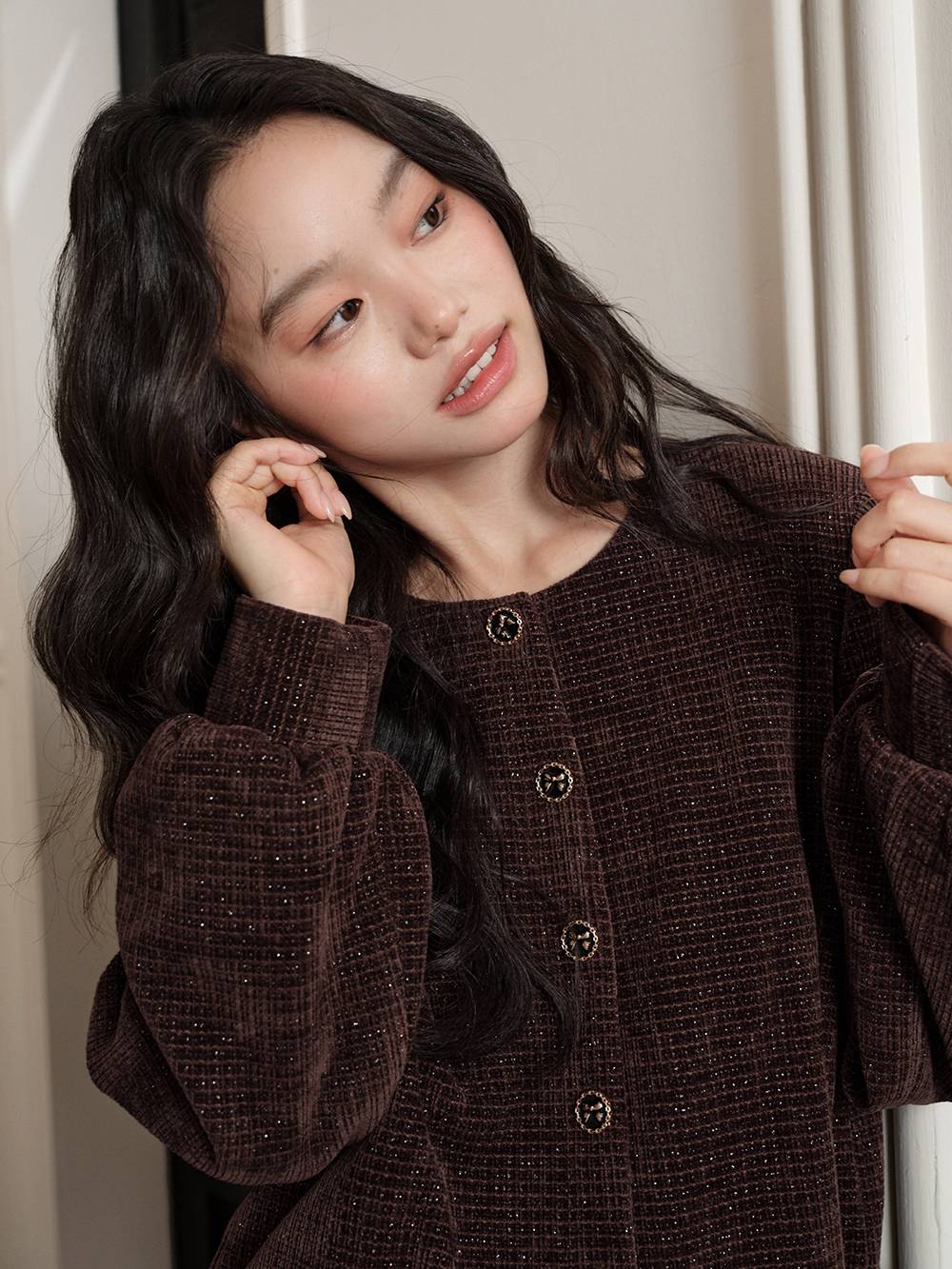 Tweed Bubble Hem Dress