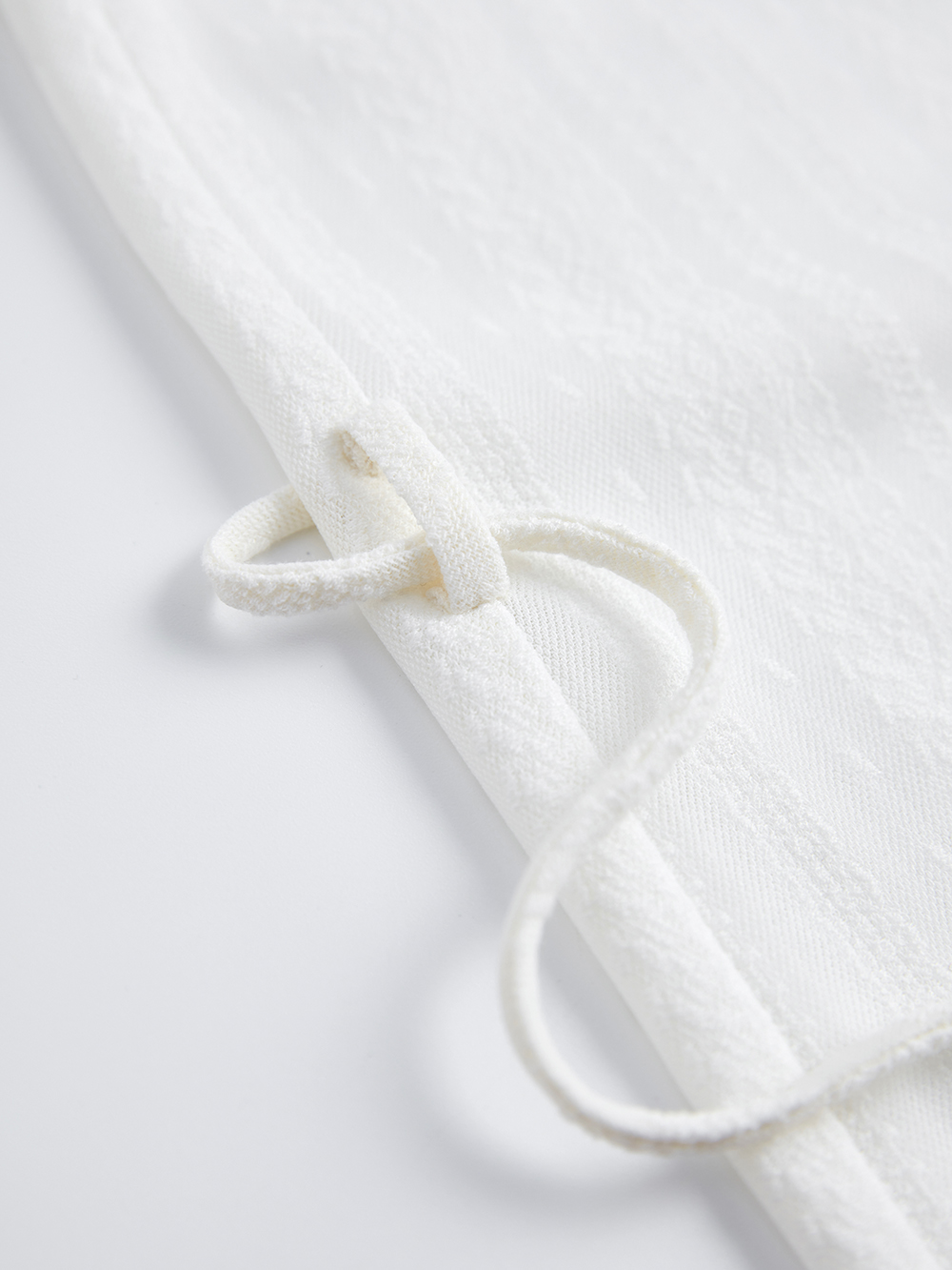 Bubble Hem Dress and White Blouse