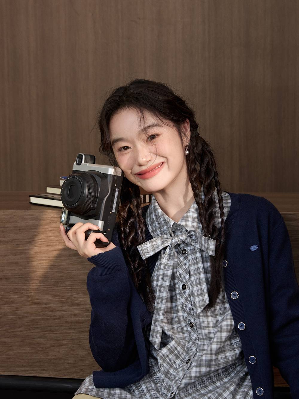 Cardigan Sweater and Knit Vest