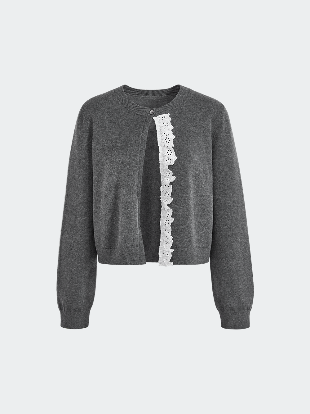 Grey Cardigan and Dress