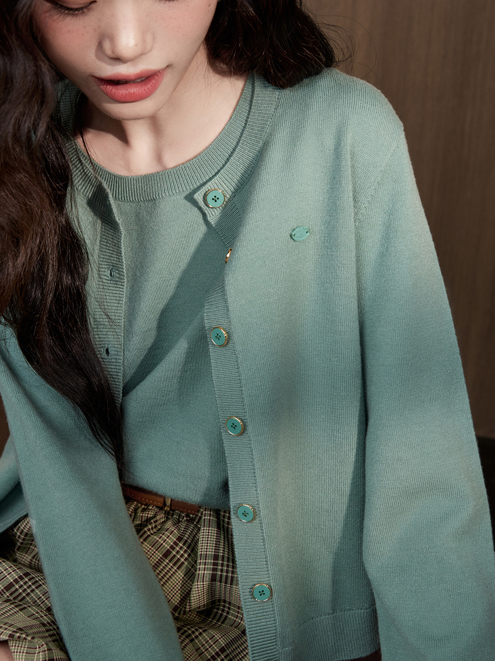 Cardigan Sweater and Knit Vest