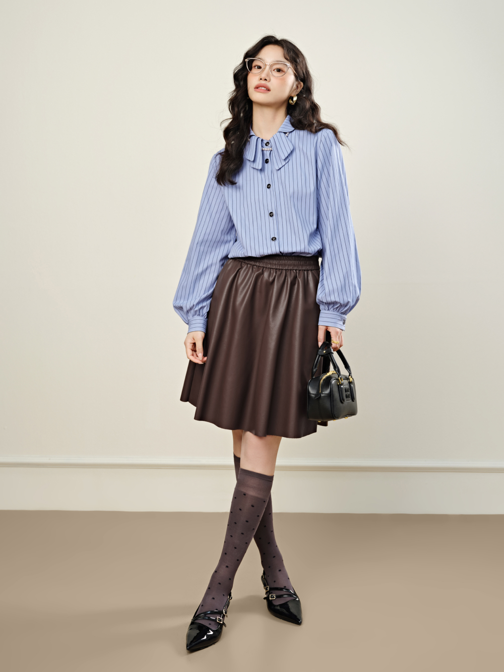 Bow Collar Shirt