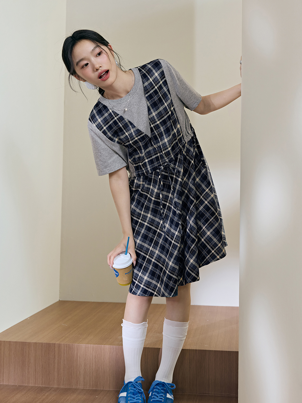 Fake Two-piece Dress