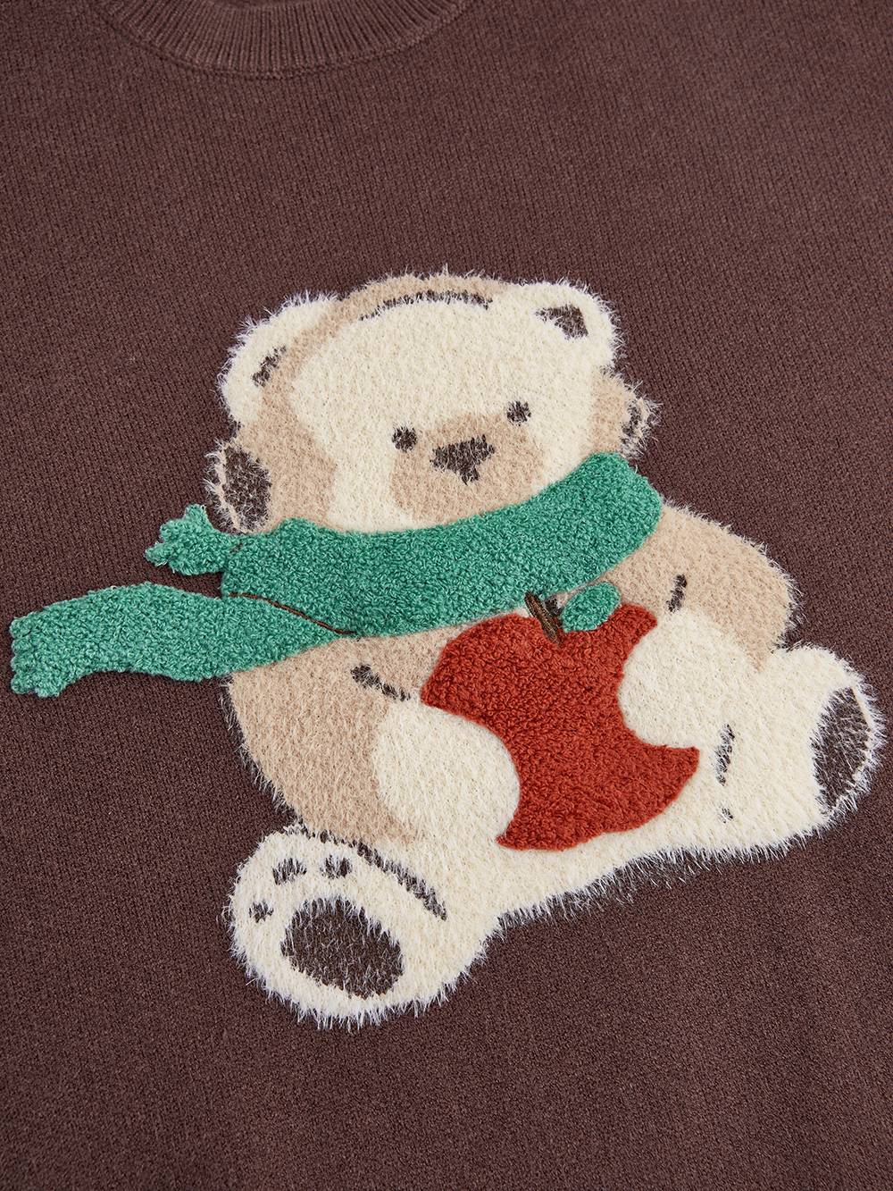 Bear Embroidered Sweater