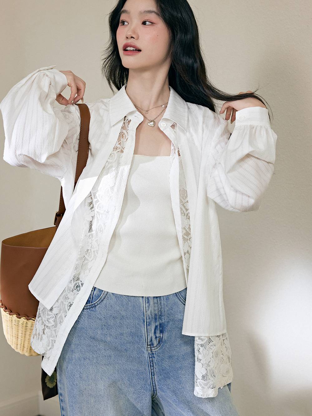 Lace Layered Blouse