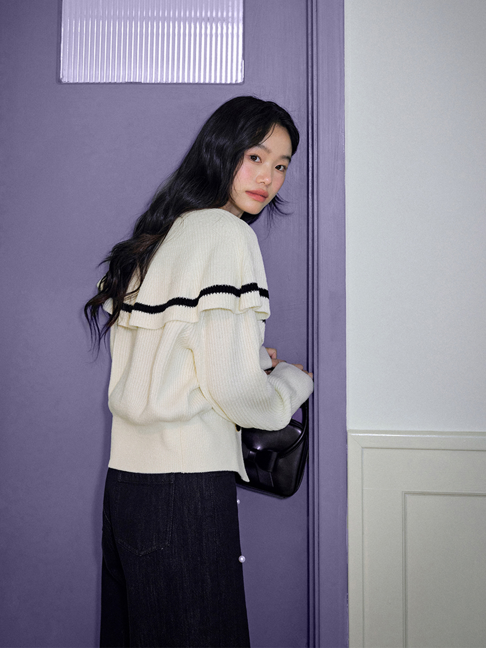 Cape Cardigan Sweater