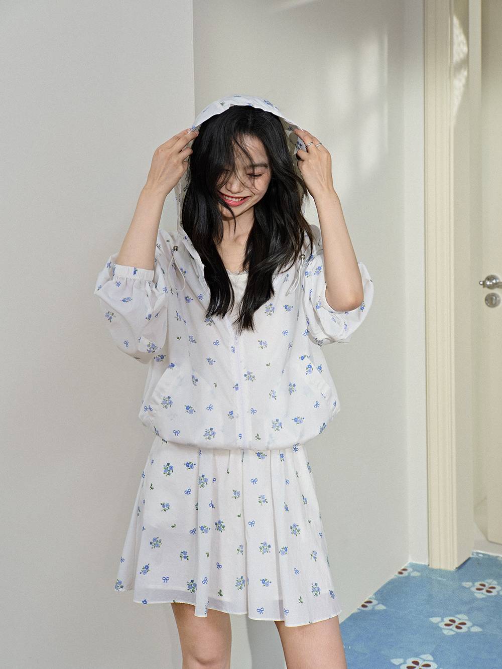 Floral Jacket and Shorts