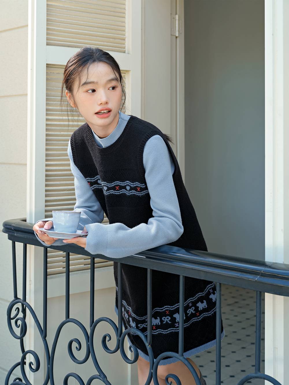 Fair Isle Knit Dress