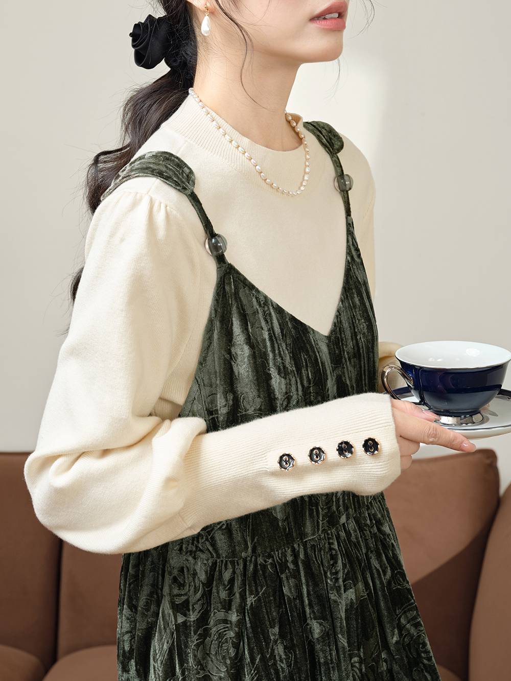 Long Sleeve Knit Top