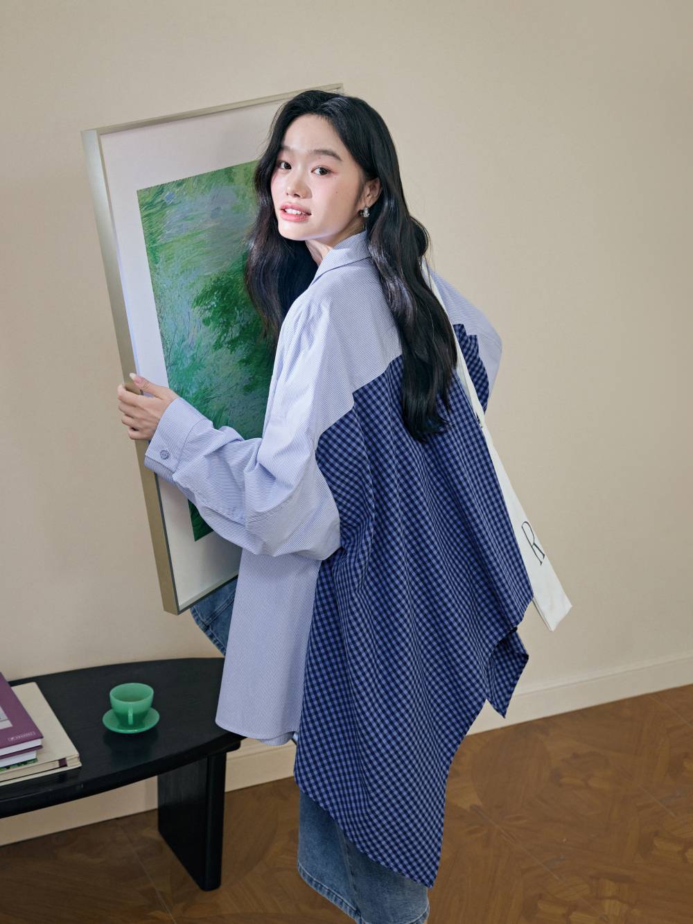 Asymmetrical Hem Blouse