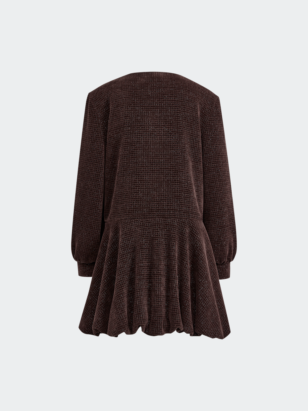 Tweed Bubble Hem Dress