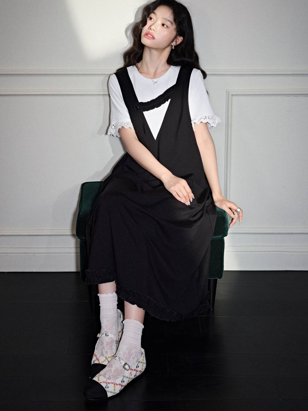 Fake Two-piece Dress