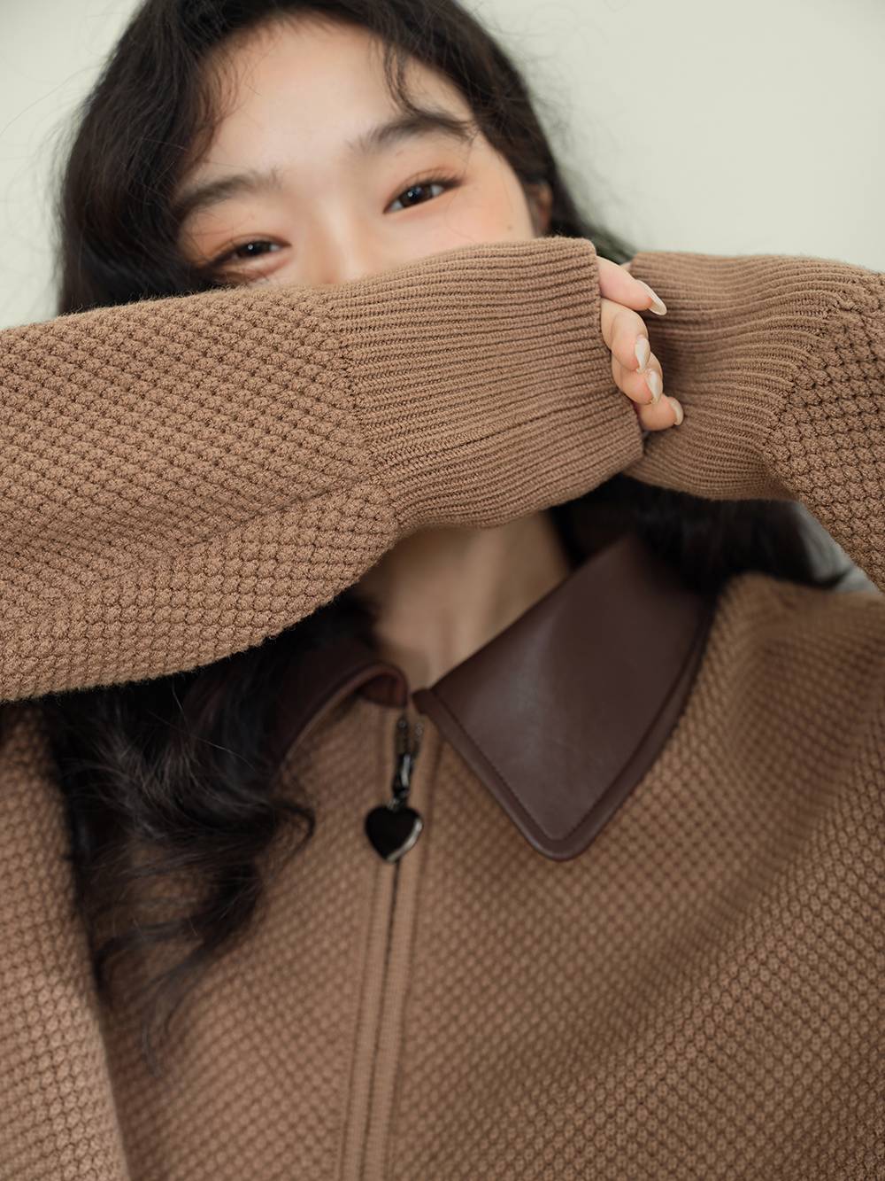 Double Zip Cardigan Sweater