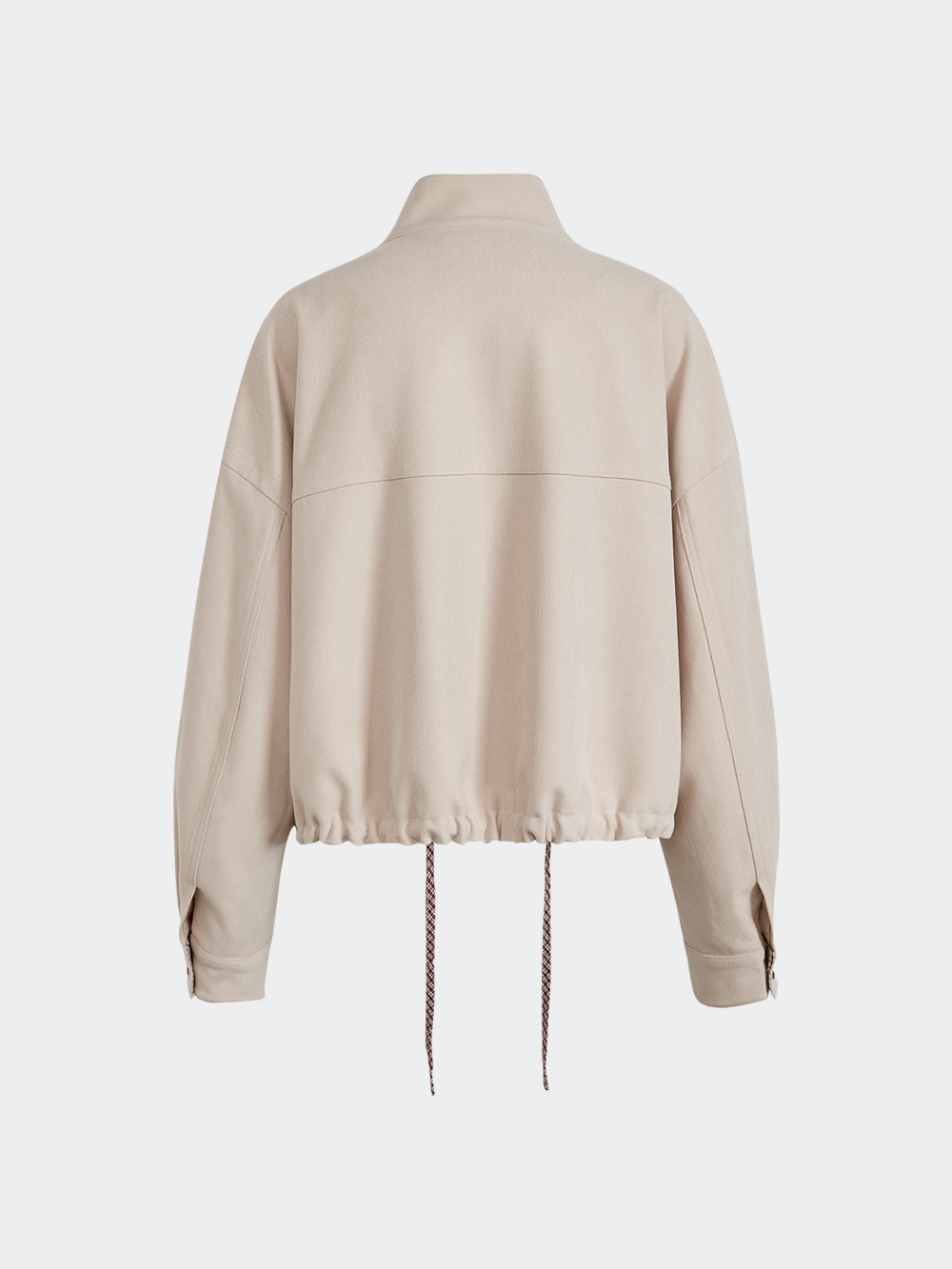 Plaid Spliced Jacket