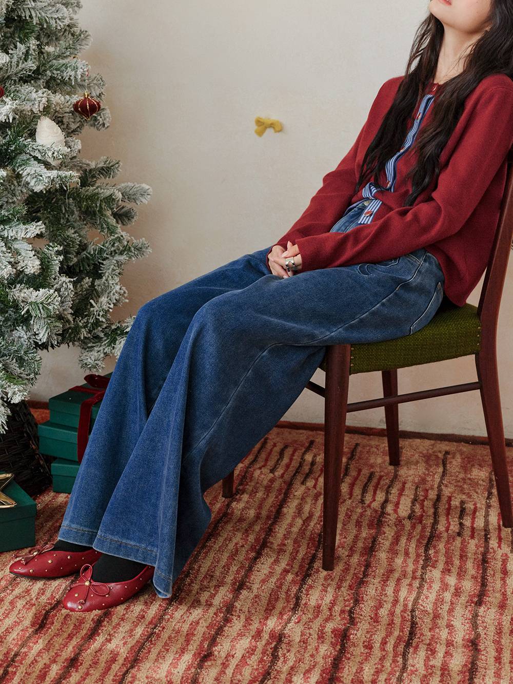 Long-Sleeve Knit Top