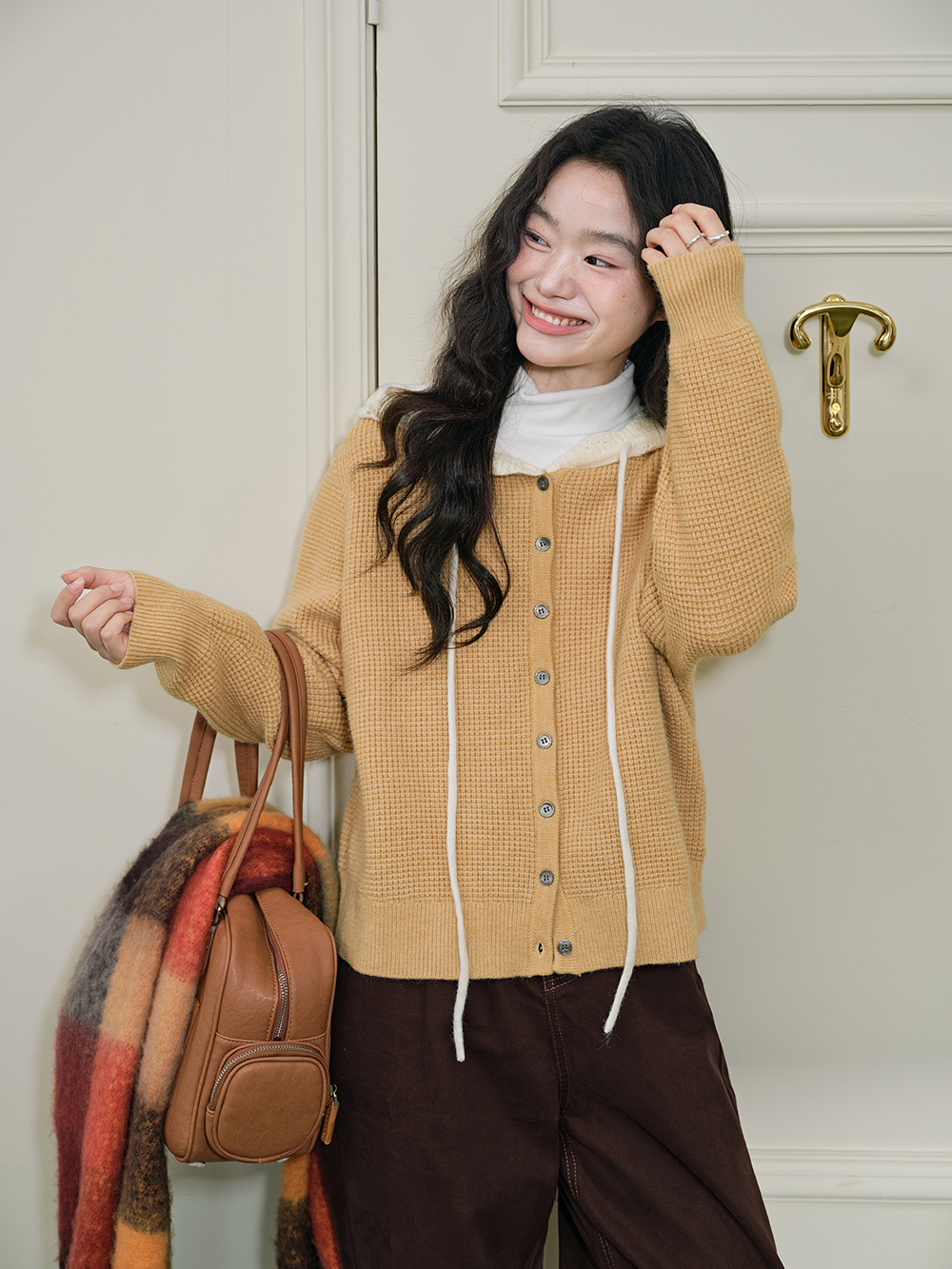 Hooded Cardigan Sweater