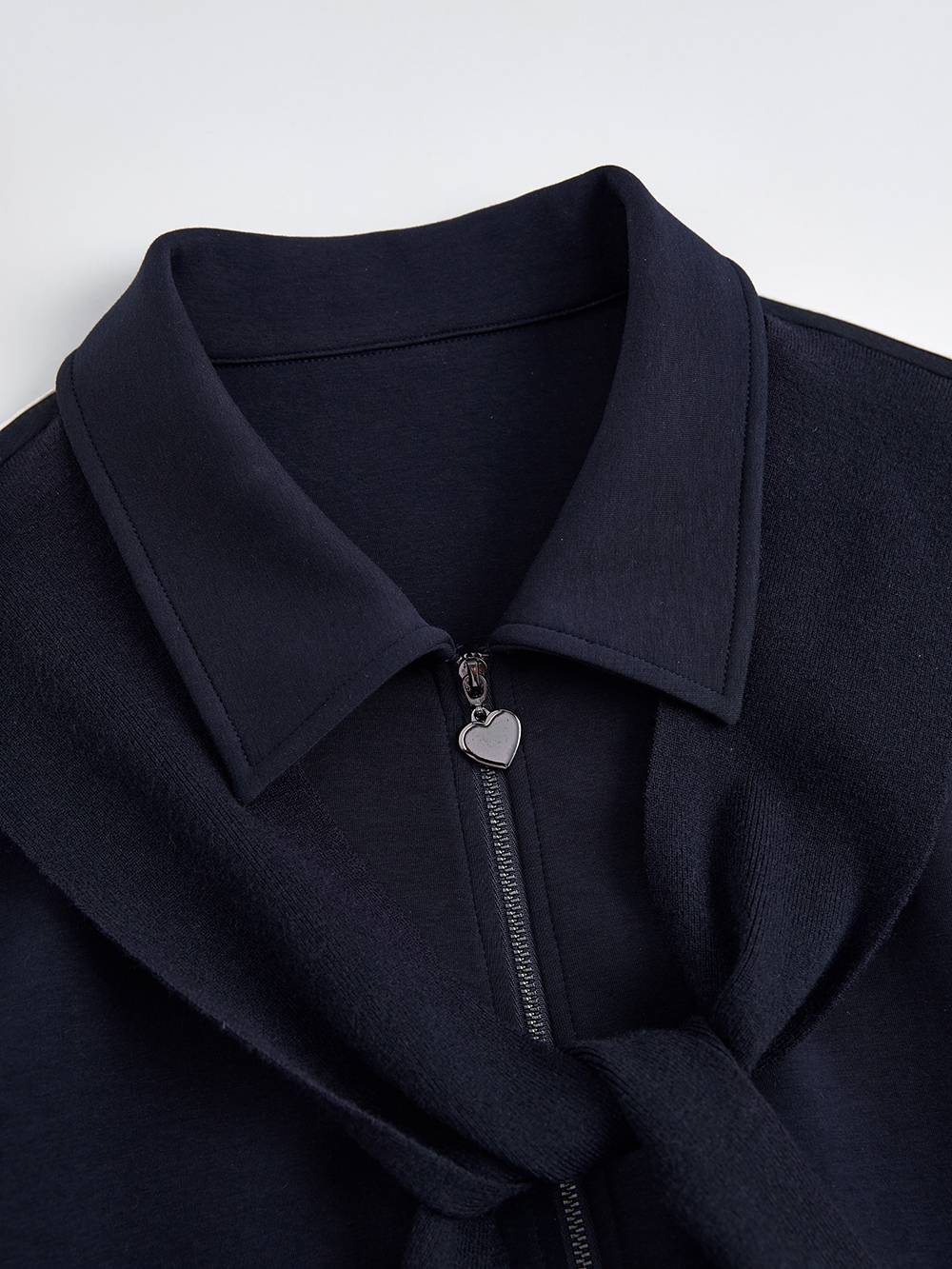 Layered Look Sweatshirt Dress