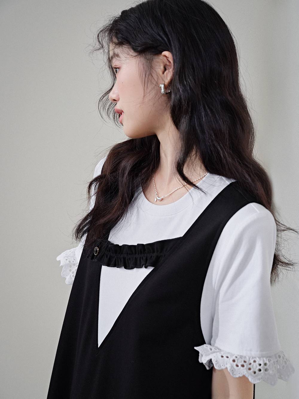 Fake Two-piece Dress